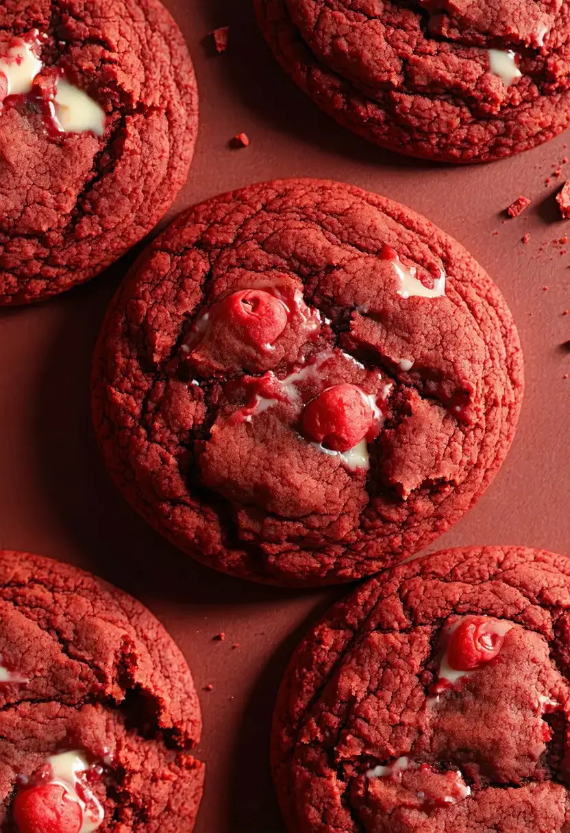 Recipe Image Soft Red Velvet Cookies
