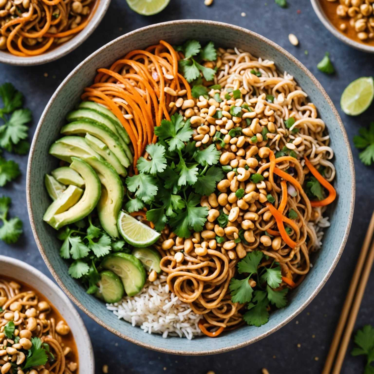 Recipe Image Spicy Peanut Noodle Bowl