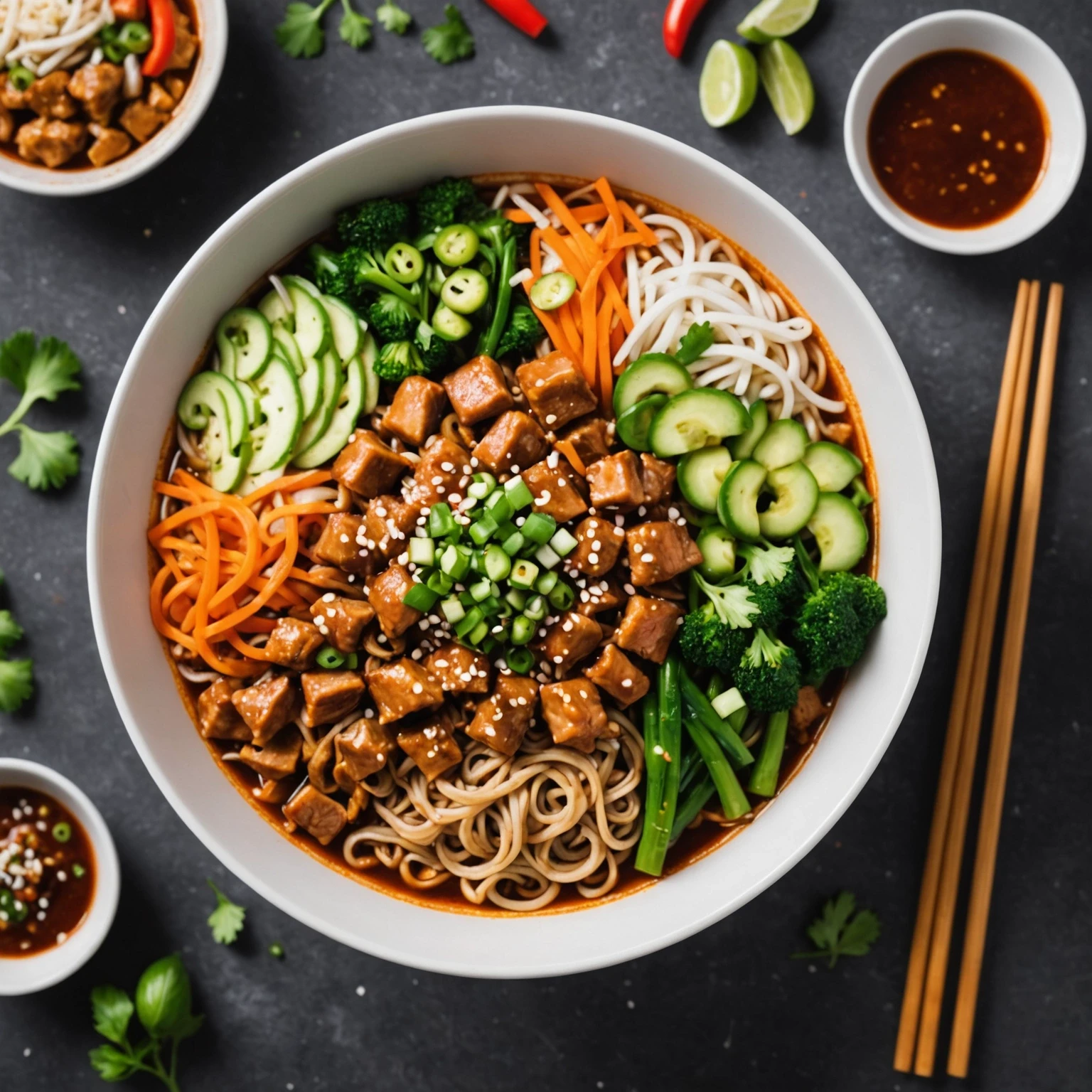 Recipe Image Spicy Pork Noodle Bowl