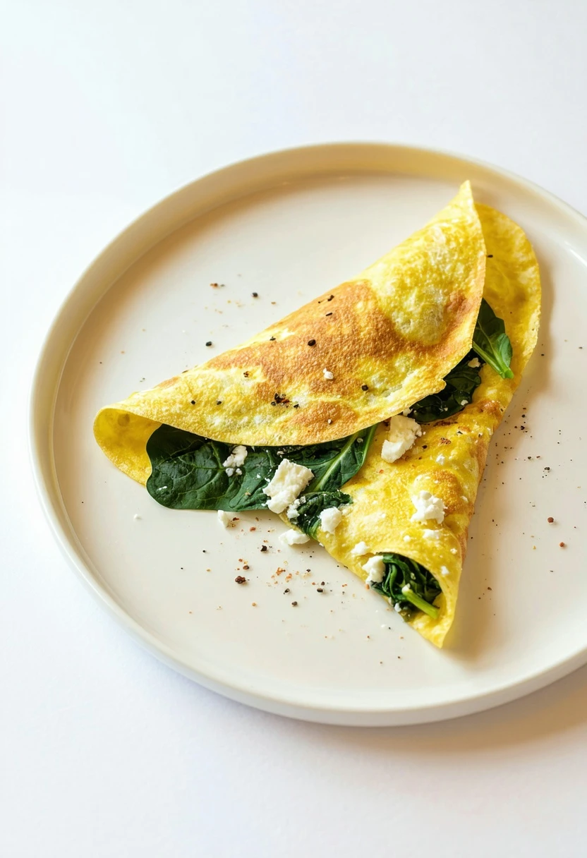 Recipe Image Spinach and Feta Omelette
