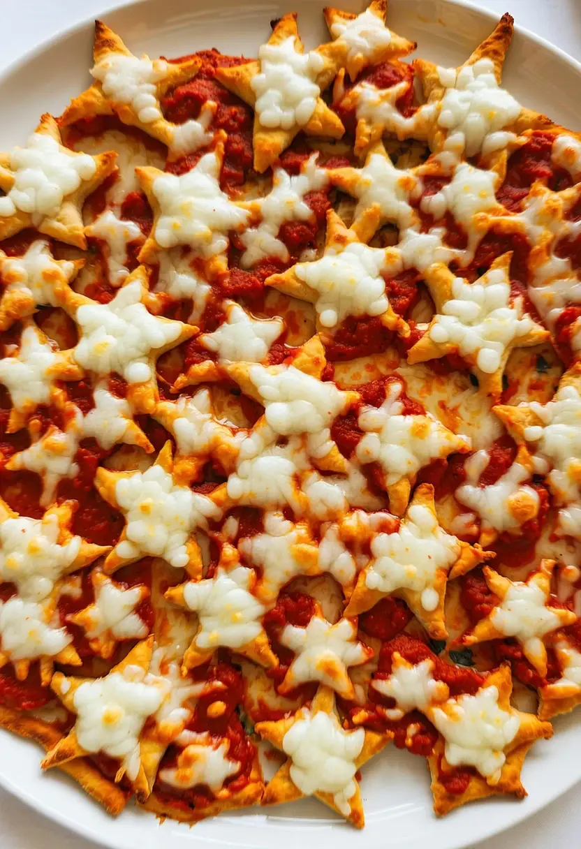 Recipe Image Star-Shaped Pizza Bites