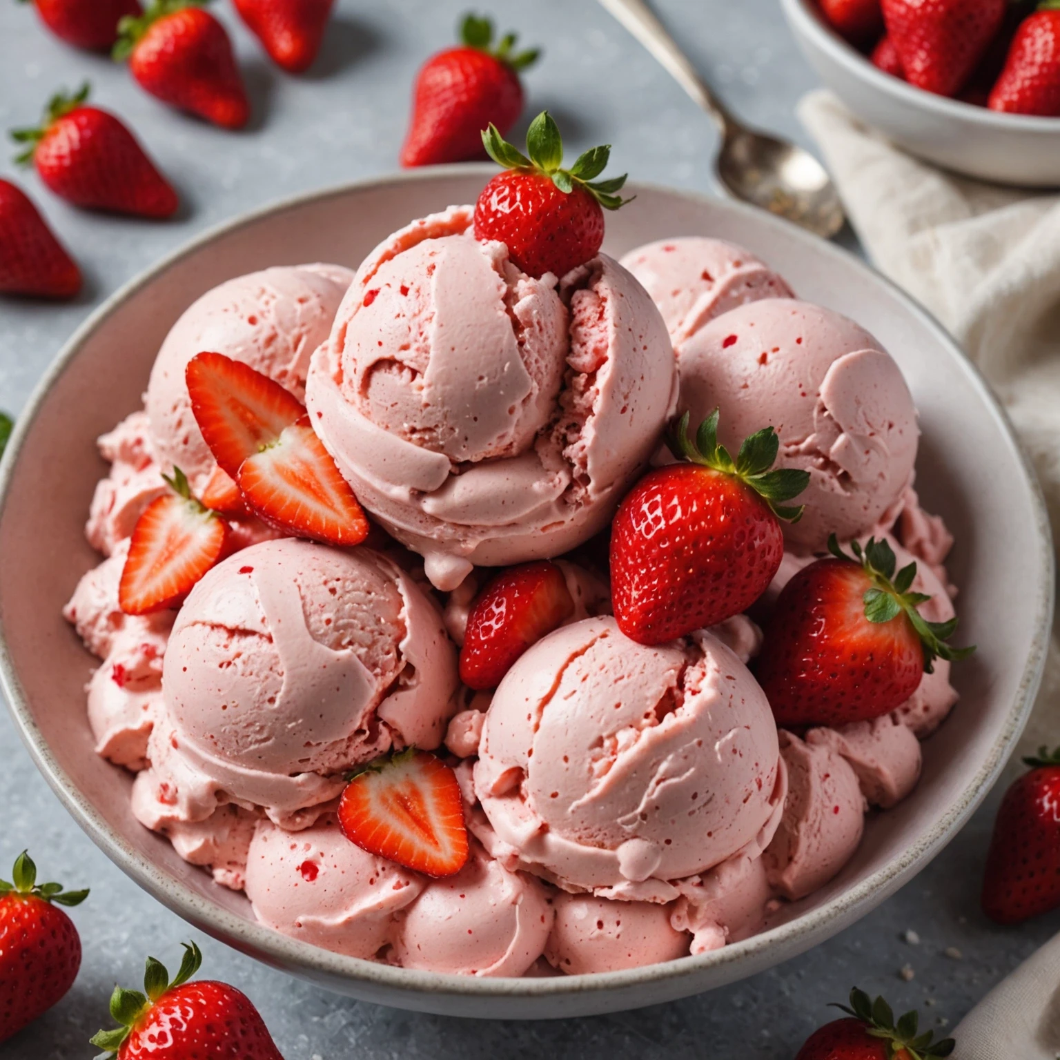 Recipe Image Strawberry Ice Cream