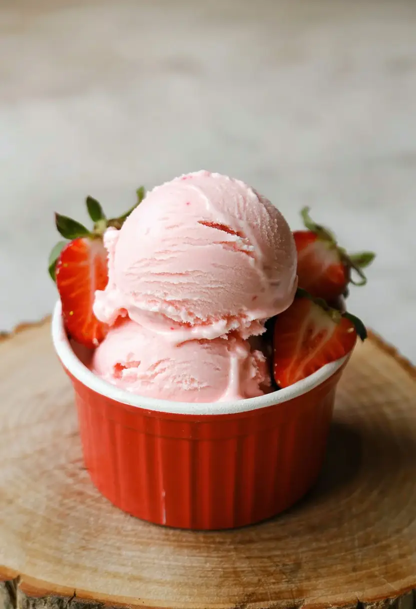 Recipe Image Strawberry Ice Cream