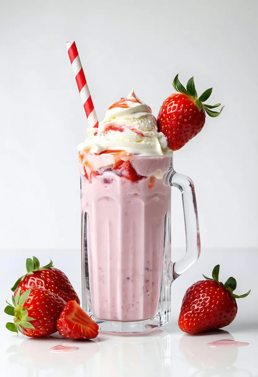 Recipe Image Strawberry Milkshake