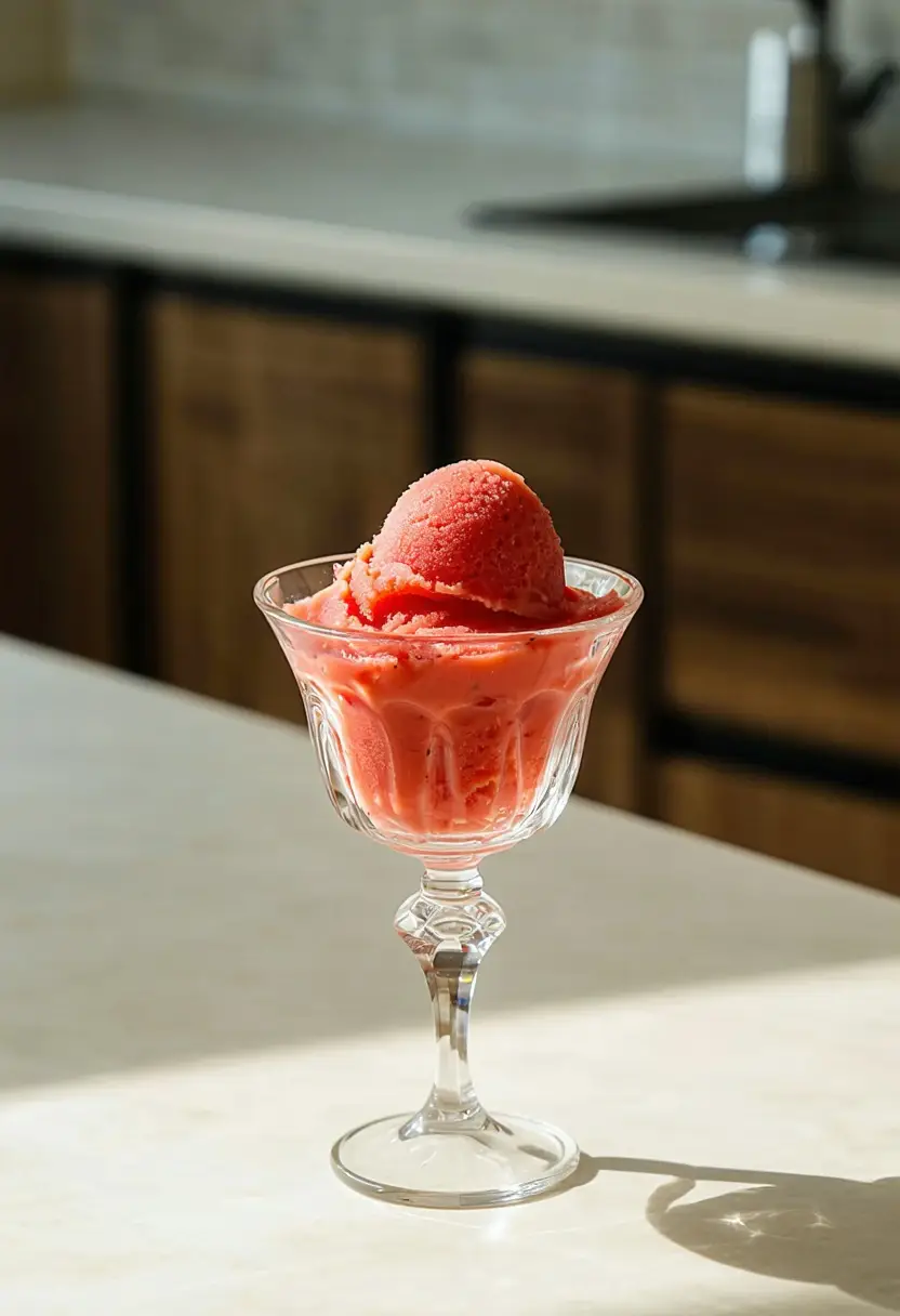 Recipe Image Strawberry Sorbet