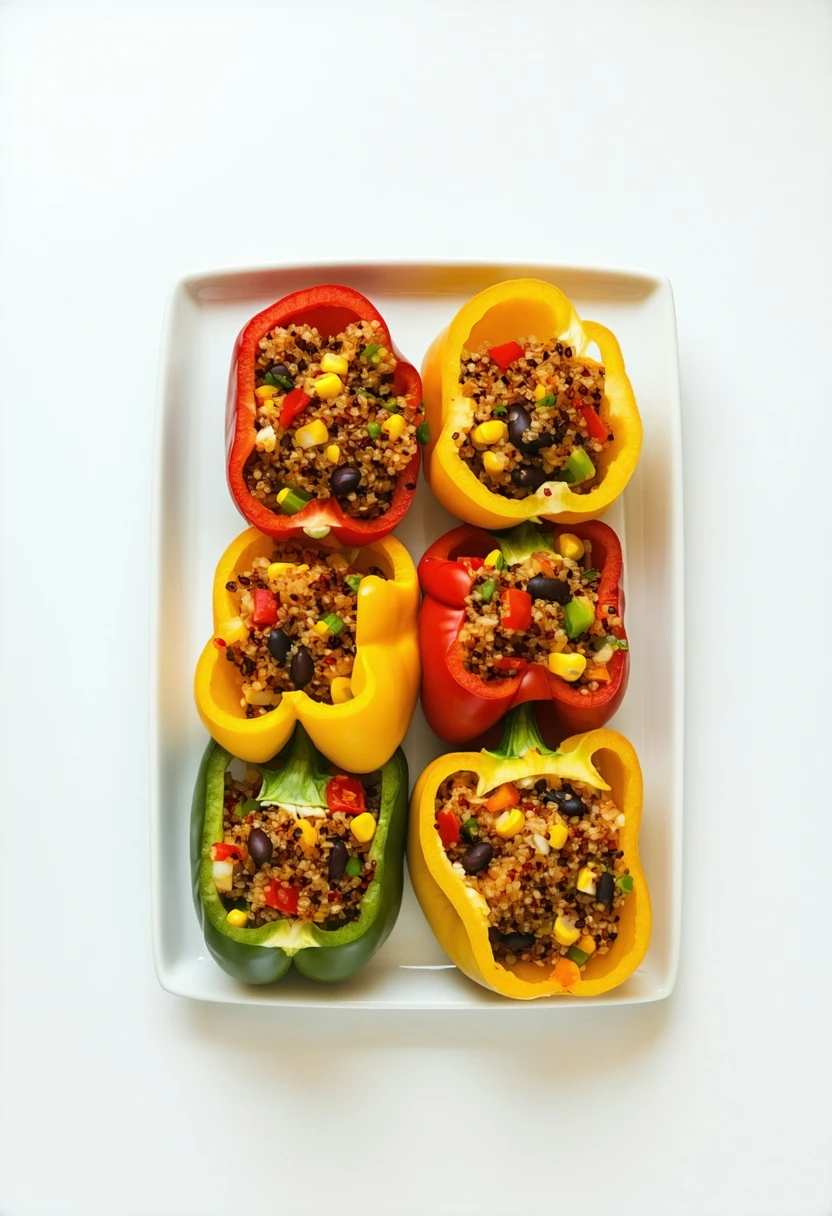 Recipe Image Stuffed Bell Peppers with Quinoa