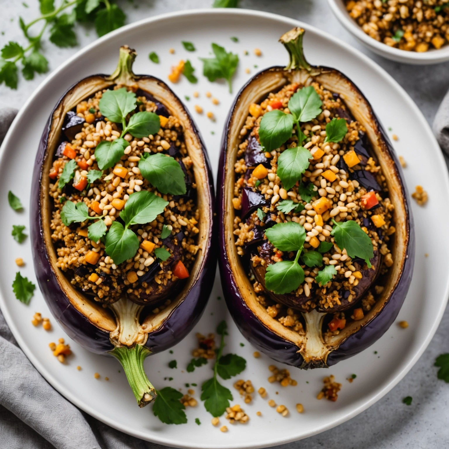 Recipe Image Stuffed Eggplant