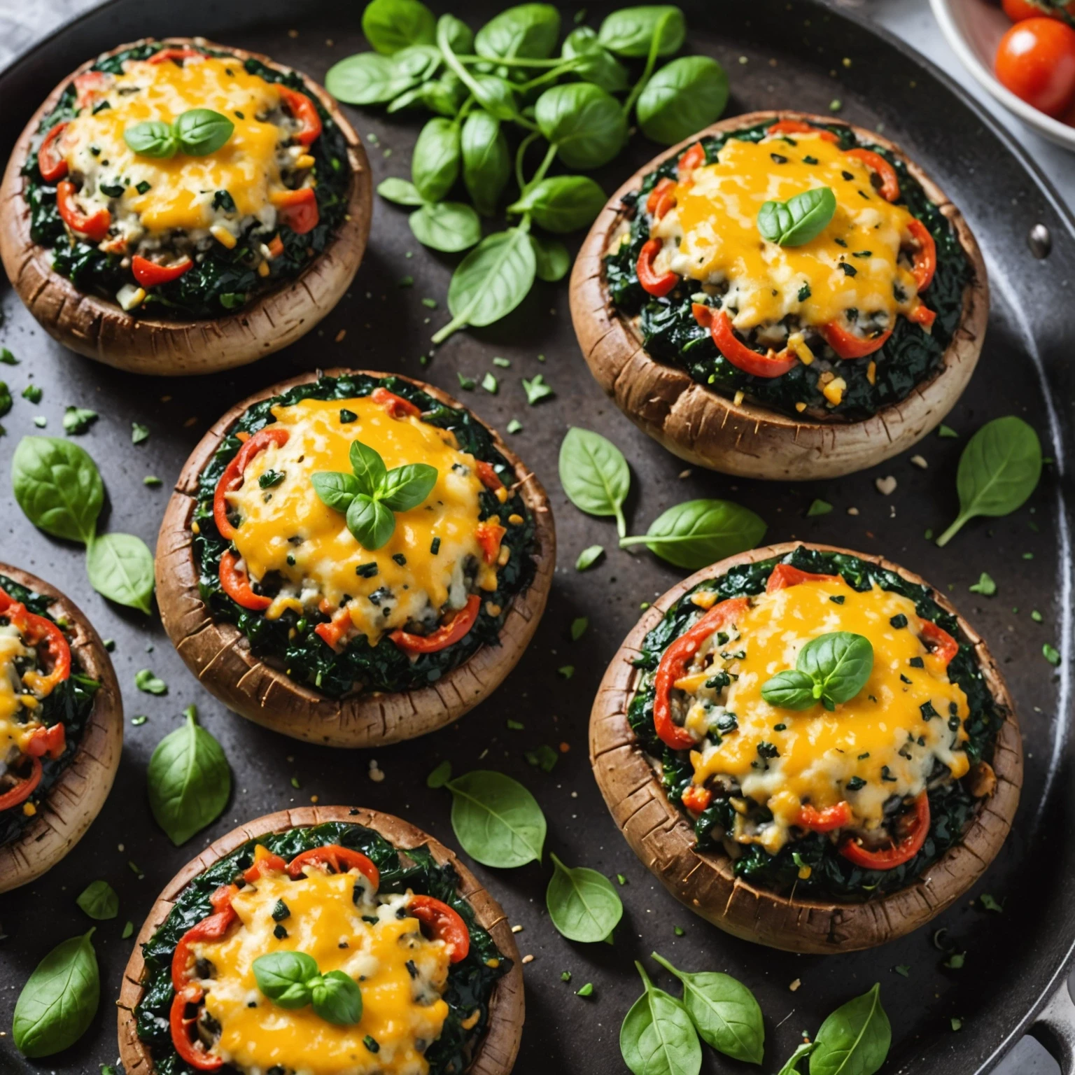 Recipe Image Stuffed Portobello Mushrooms