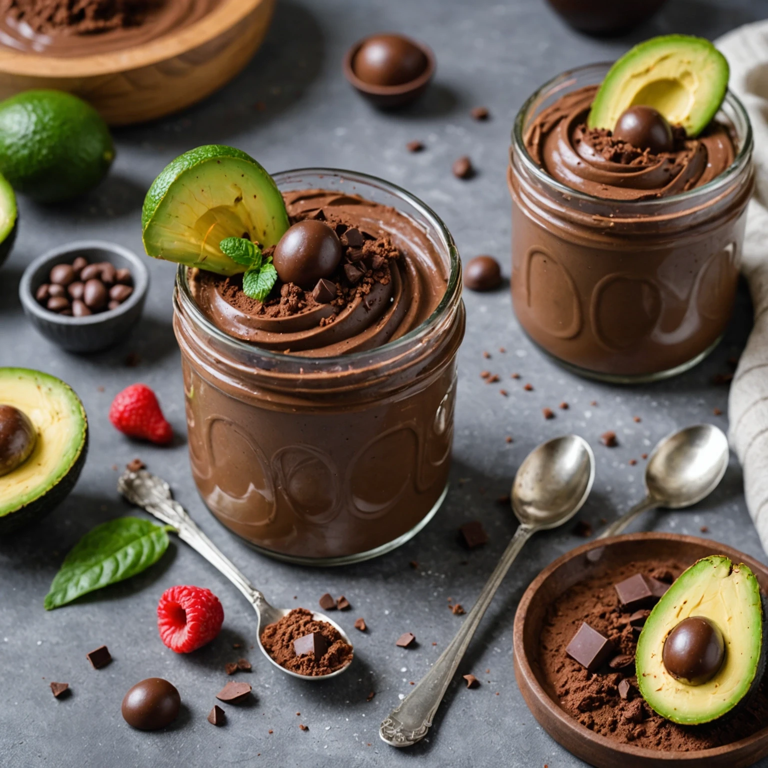 Recipe Image Sugar-Free Chocolate Avocado Mousse