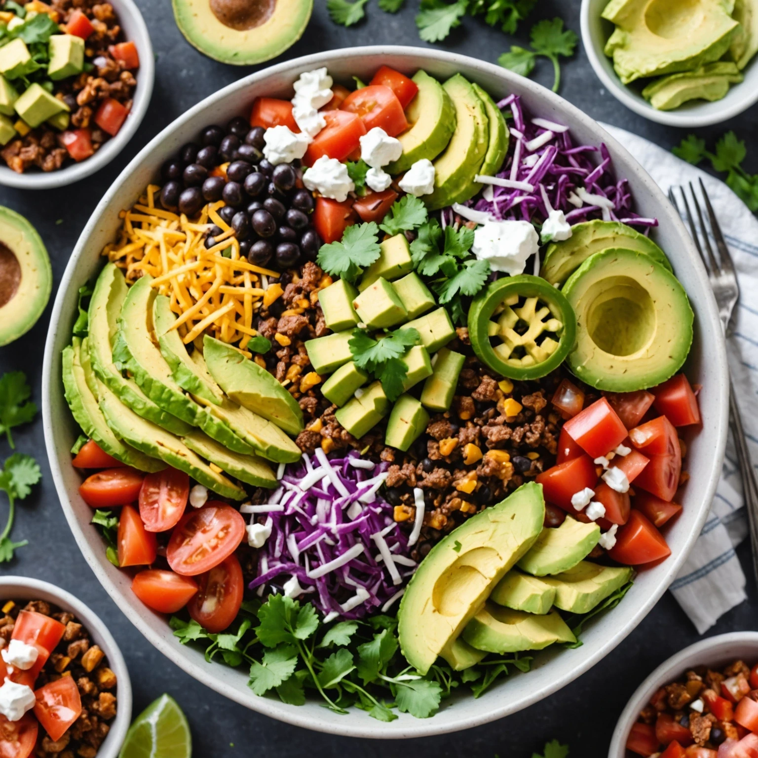 Taco Salad Bowl Recipe | Give Me Cookie