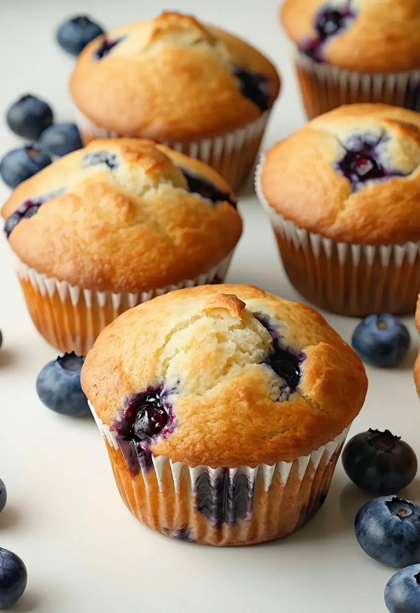 Recipe Image Tender Blueberry Muffins