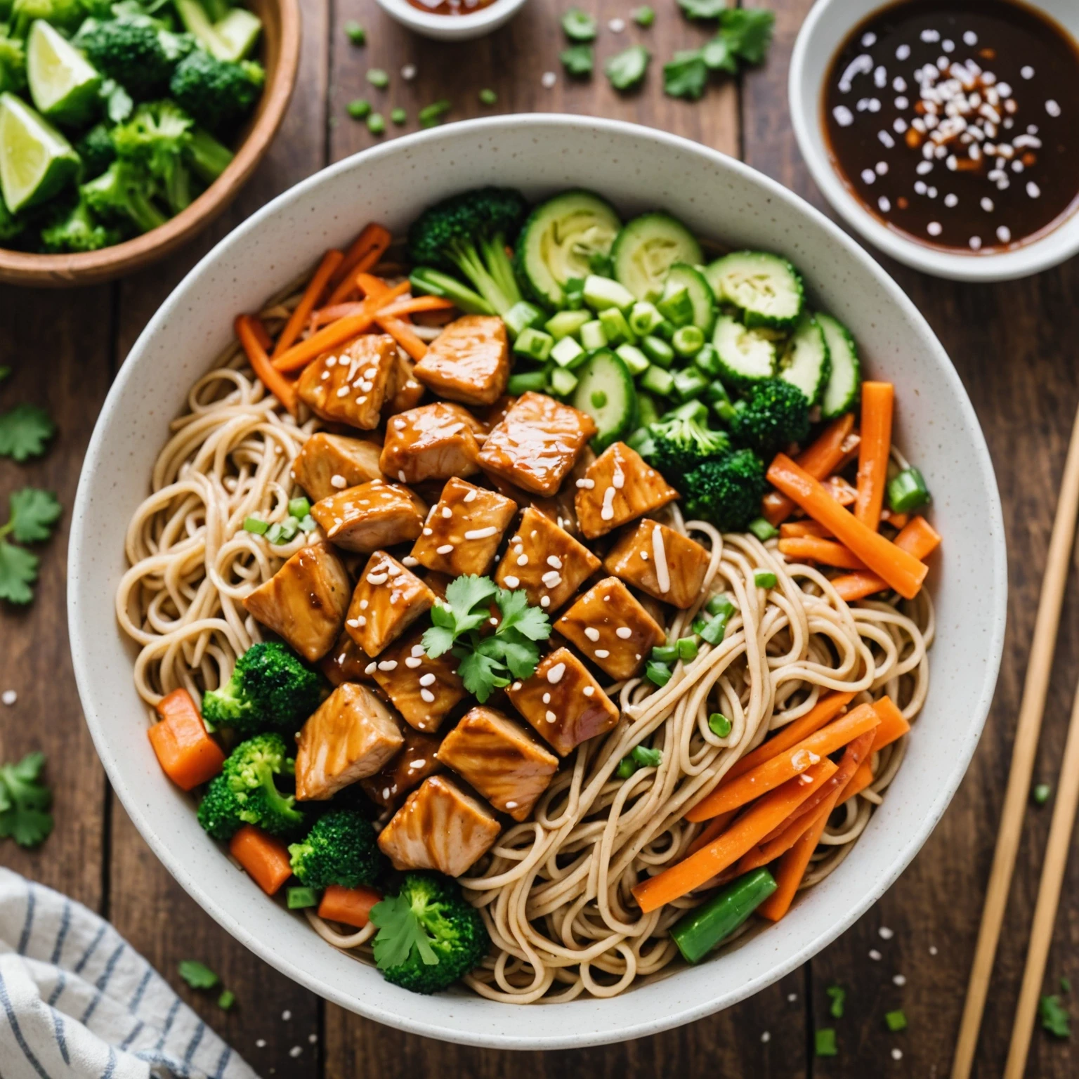 Recipe Image Teriyaki Chicken Noodle Bowl