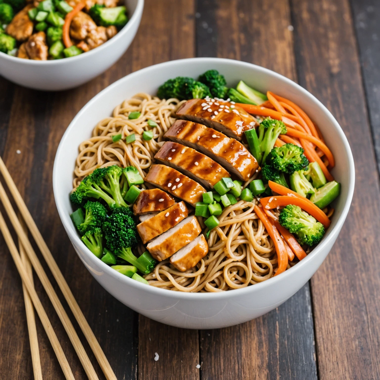 Recipe Image Teriyaki Chicken Noodle Bowl