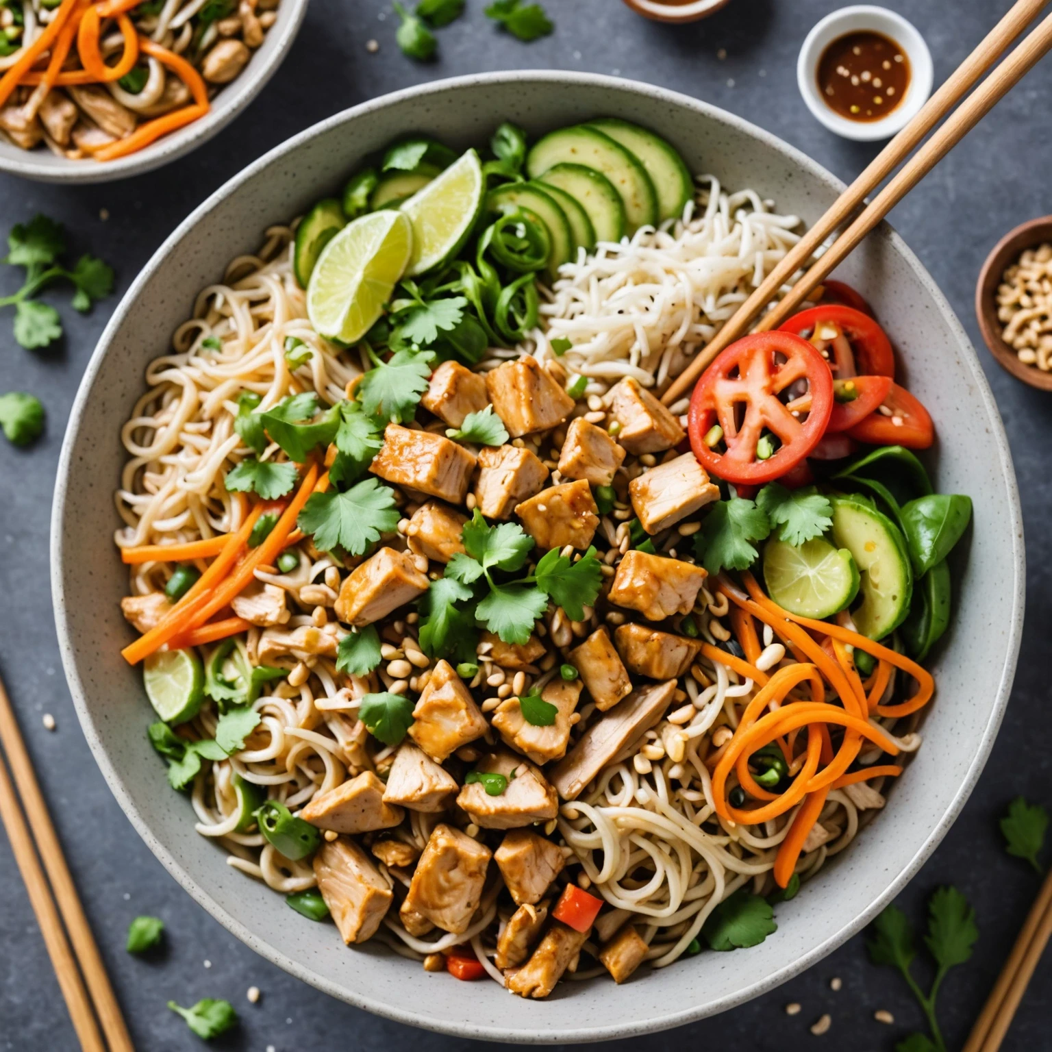 Recipe Image Thai Chicken Noodle Bowl