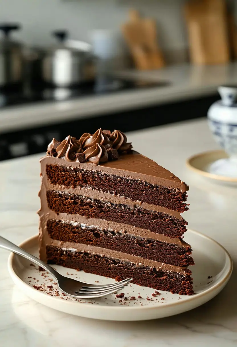 Recipe Image Triple Chocolate Layer Cake