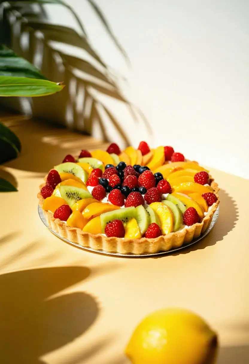 Recipe Image Tropical Fruit Tart