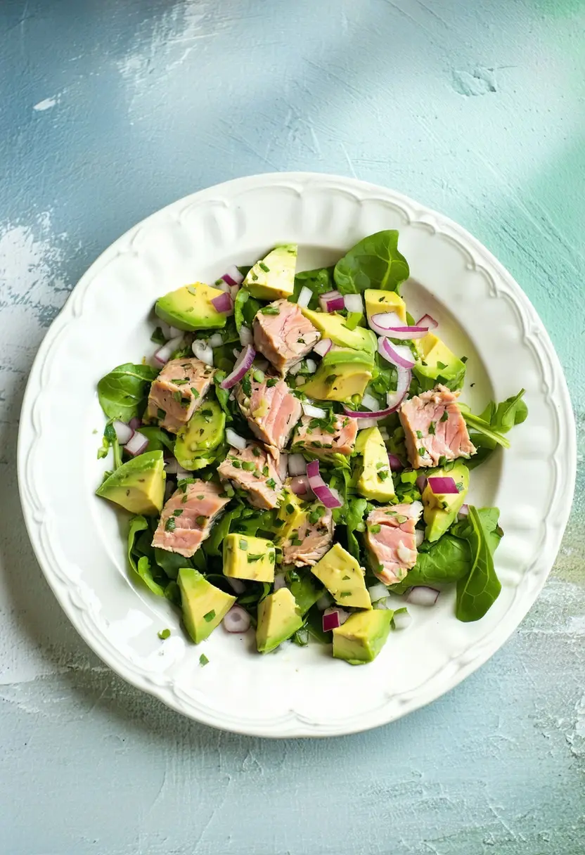 Recipe Image Tuna and Avocado Salad