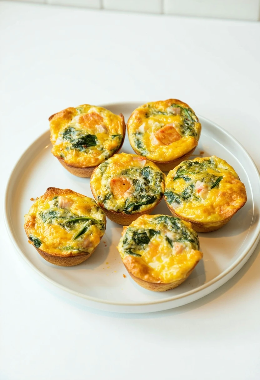 Recipe Image Turkey and Spinach Egg Muffins