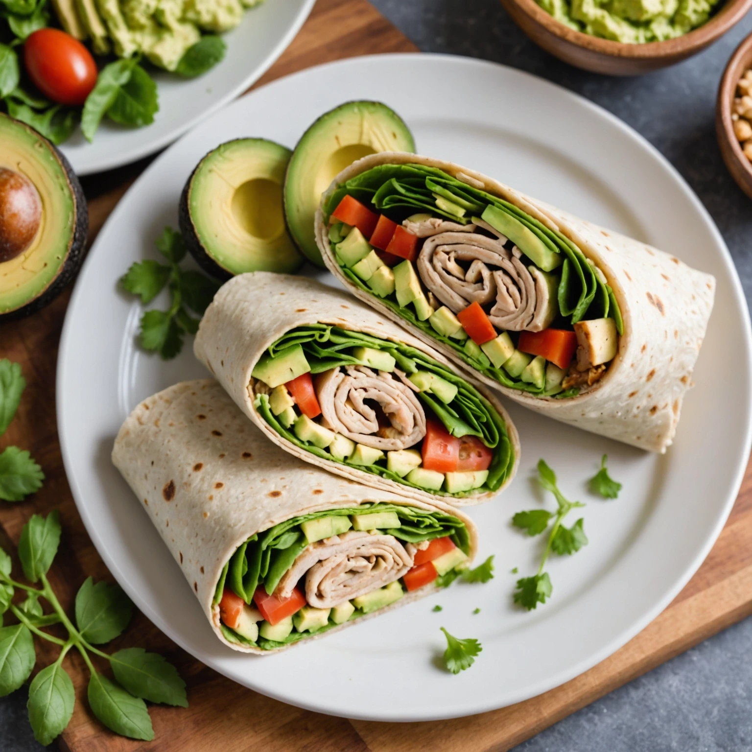 Recipe Image Turkey Avocado Wrap