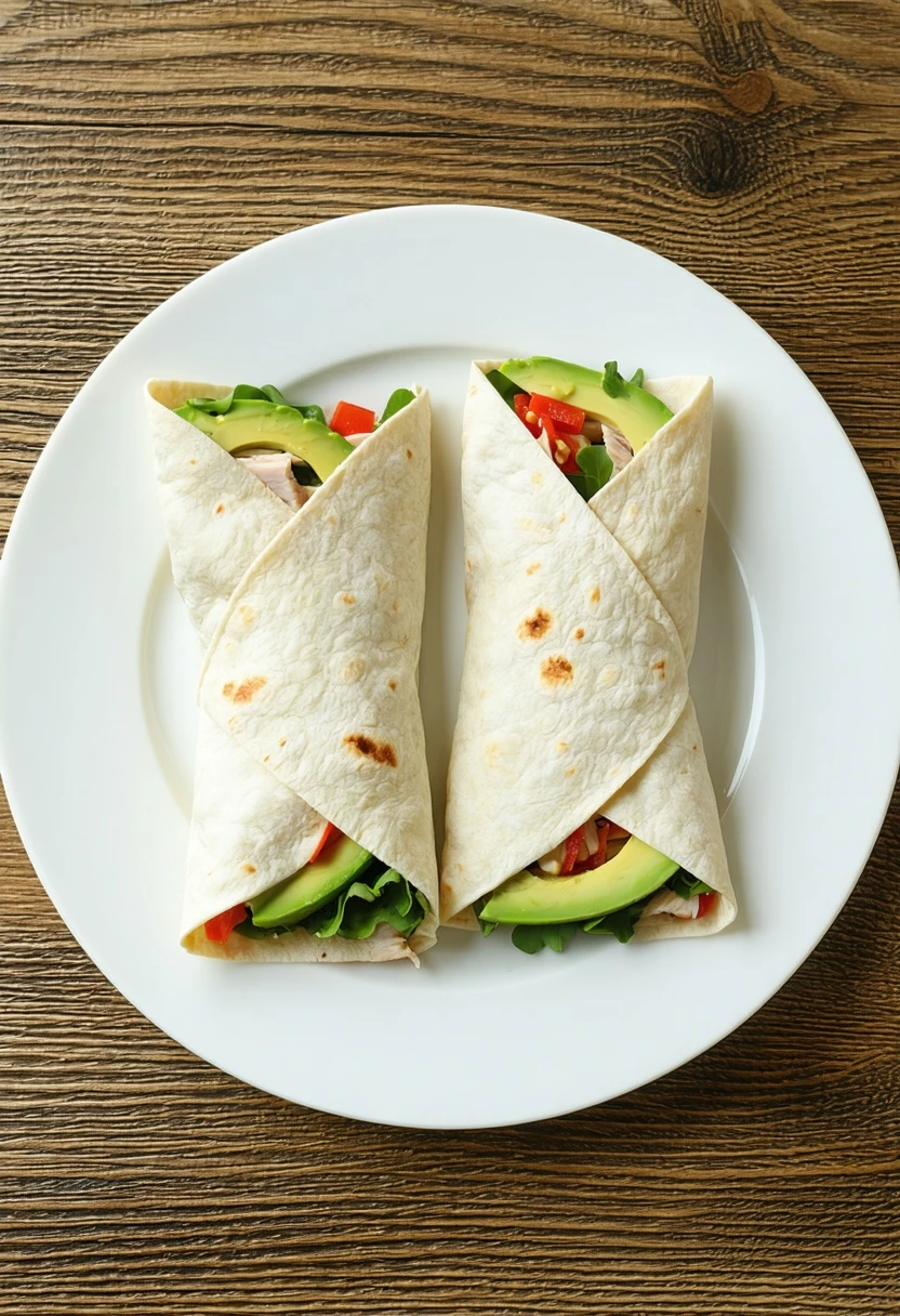 Recipe Image Turkey Avocado Wraps