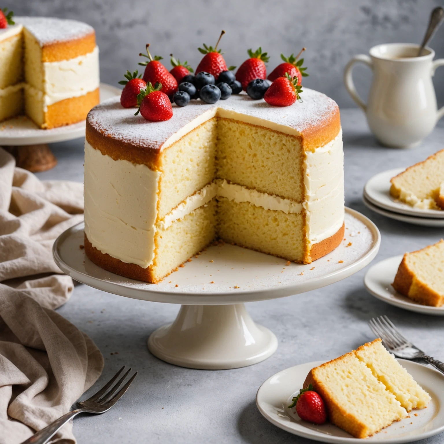Recipe Image Vanilla Sponge Cake