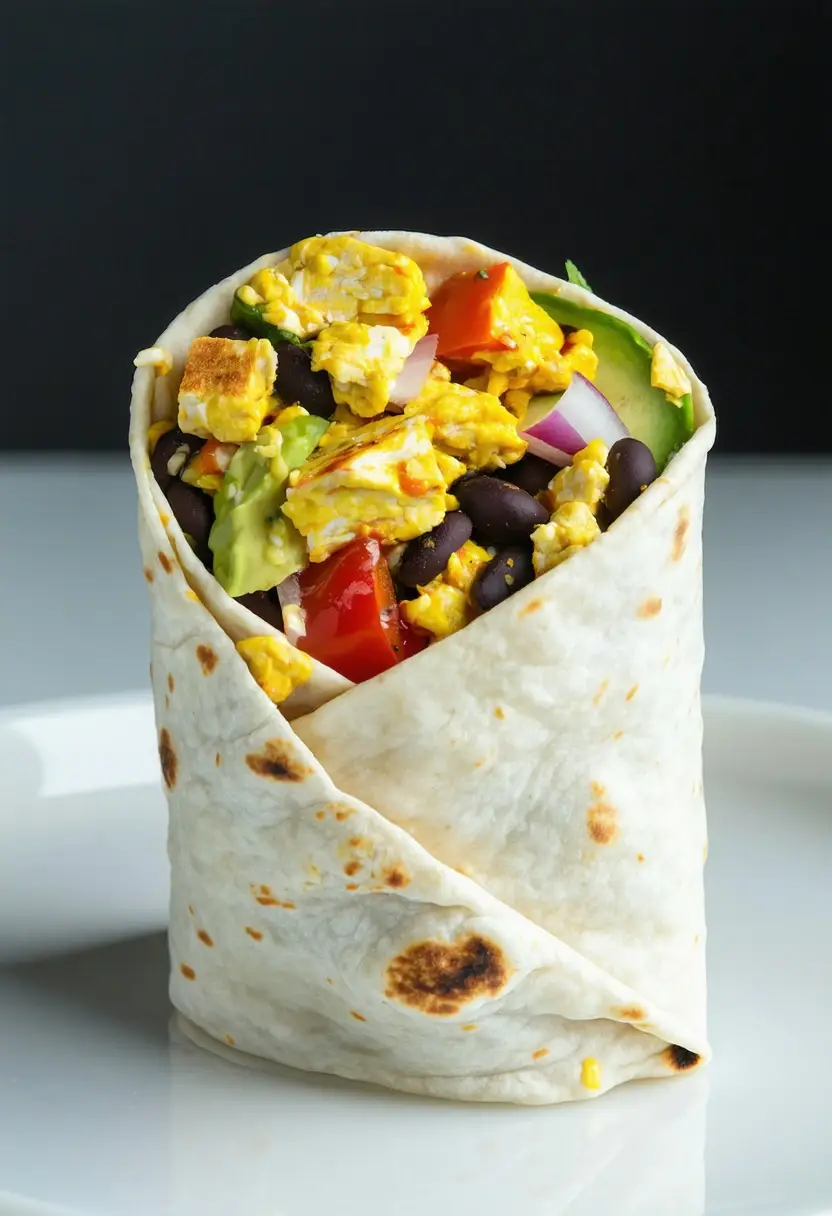Recipe Image Vegan Breakfast Burrito