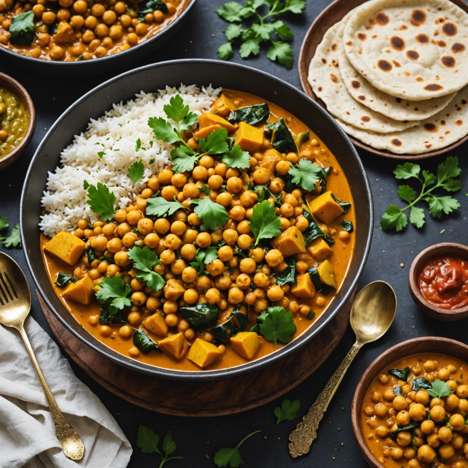 Recipe Image Vegetable Curry with Chickpeas