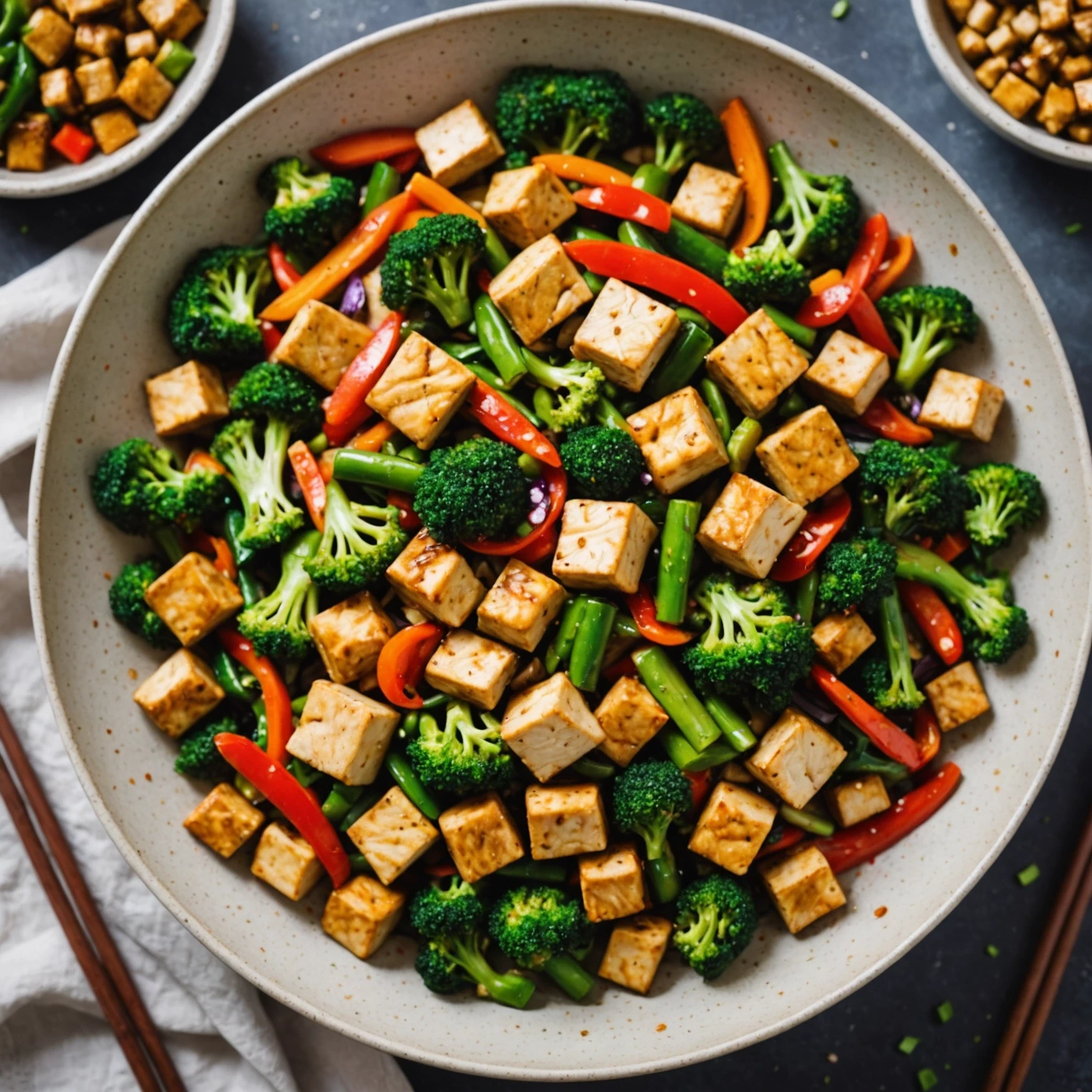 Recipe Image Vegetable Stir-Fry with Tofu