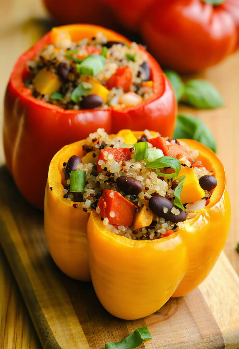 Recipe Image Vegetarian Stuffed Bell Peppers